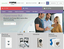 Tablet Screenshot of clipsal.com